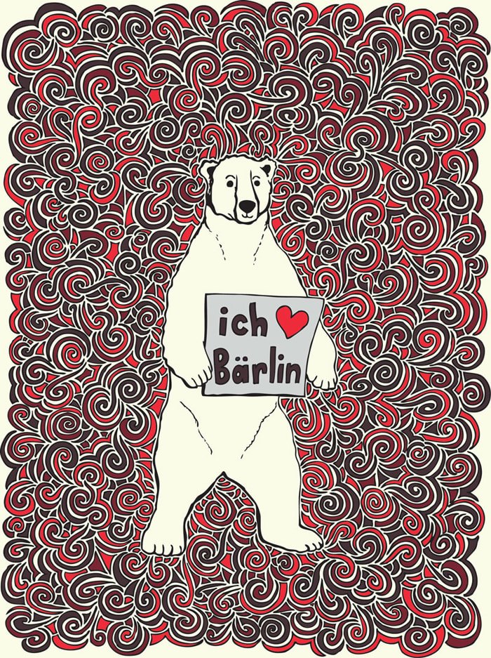 Ich Liebe Baerlin - Illustration
